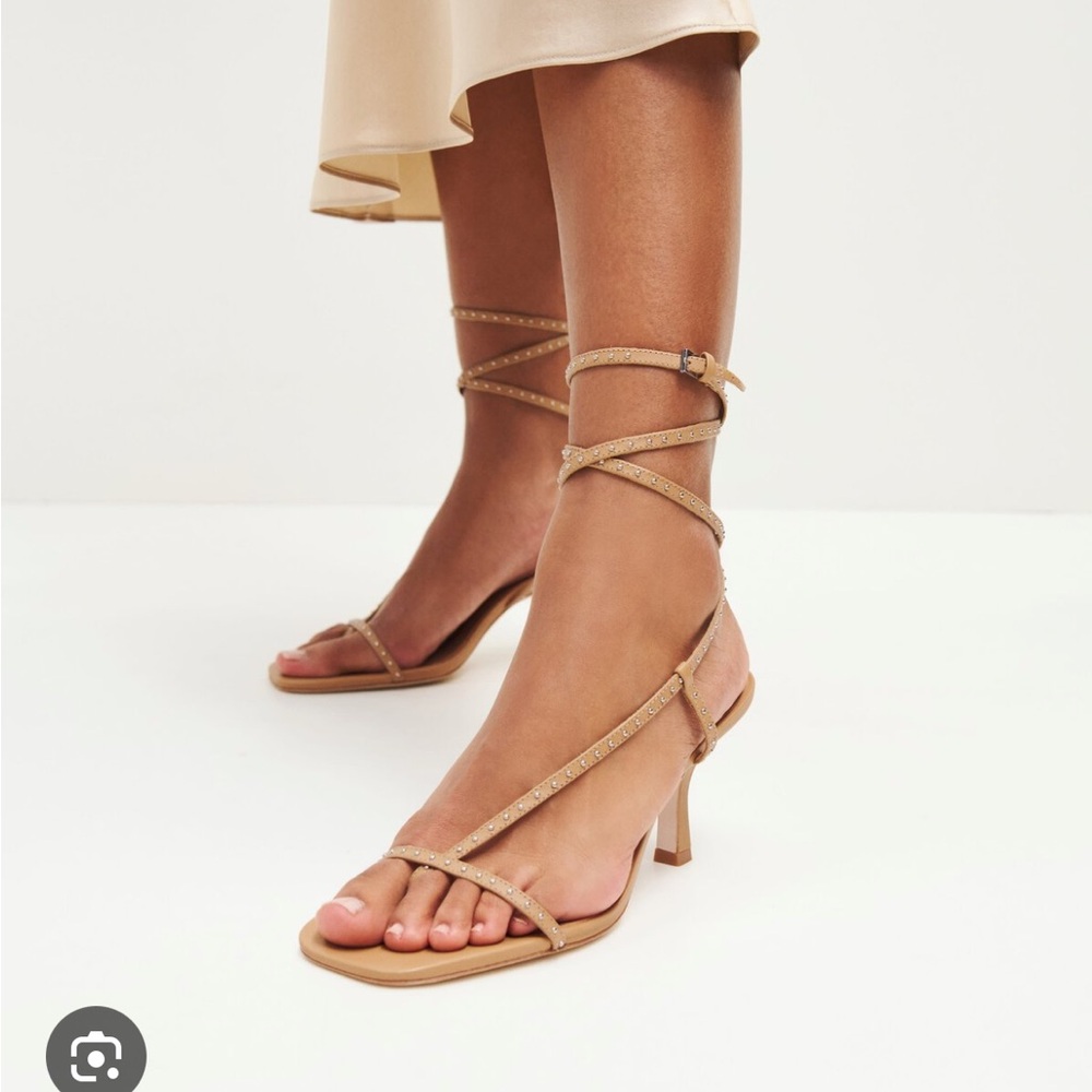 Reformation Genesis Heeled Sandal - NWT